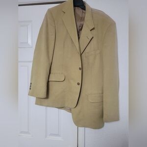 Norm Thompson olive green blazer